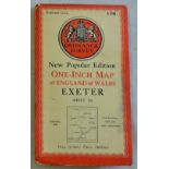 National Grid Ordnance Survey - One-Inch Map Of Great Britain. Sheet 176 Exeter, Published 1946.