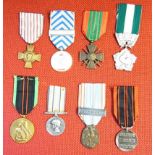 French Resistance WWII Medals of Resistance (8). Medal of Honour for Departments and Commerce, Medal