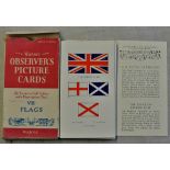 Warne's observers Picture Cards - Set VII, Flags, EX in their original packet