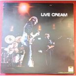 Cream'Live'-Polydor, stereo 1970, 2383-016, in good order with polythene cover.