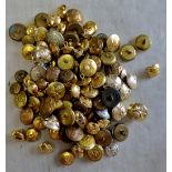 British Military and Police buttons (100+) mostly brass with some Staybright, includes: Royal