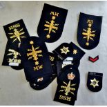 Royal Navy Patches - a collection of (21) including: S, SSM, MW, W, etc. Good mixed lot