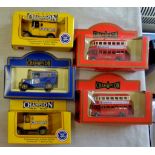 Unwins Diecast Model Vans-(6) collectable all boxed and in perfect condition