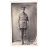 Sussex Regiment WWI full portrait of a very smart soldier
