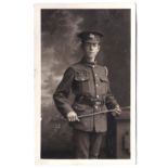 3rd Hussars WWI Fine RP Portrait card - very fine