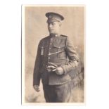 Canadian Forces WWI RP W.O. H.J. Chappel (m/s signed) photo Parsons, Hastings