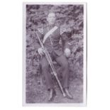 West Kent Regiment Musician RP with OBE - Marked India 1911