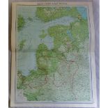 Baltic States and East Prussia Plate 44 The Times Survey Atlas of the World prepared by Edinburgh