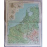 Belgium and Holland Plate 27 The Times Survey Atlas of the World prepared by Edinburgh