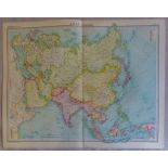 Asia Political Plate 49 The Times Survey Atlas of the World prepared by Edinburgh Geographical