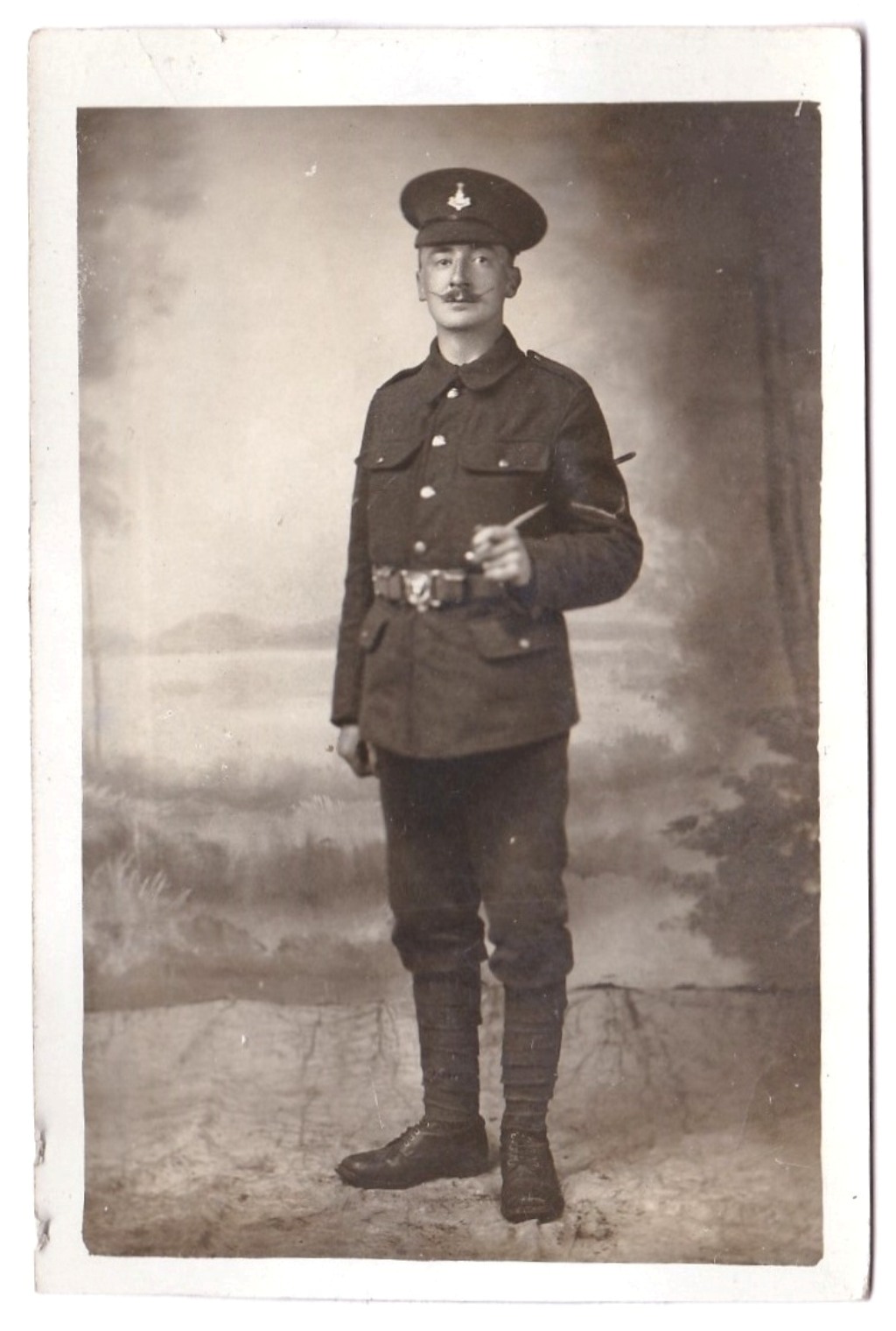 7th Yorkshire Regt - Elegant L/Cpl RP, with classic waxed moustache