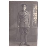 North Somerset Yeomanry (Dragoons) WWI NCO Portrait RP, Photo Ashworth, Warminster