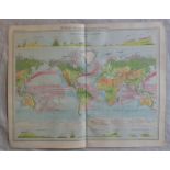 World Vegetation and Ocean Currents Plate 4 The Times Survey Atlas of the World prepared by