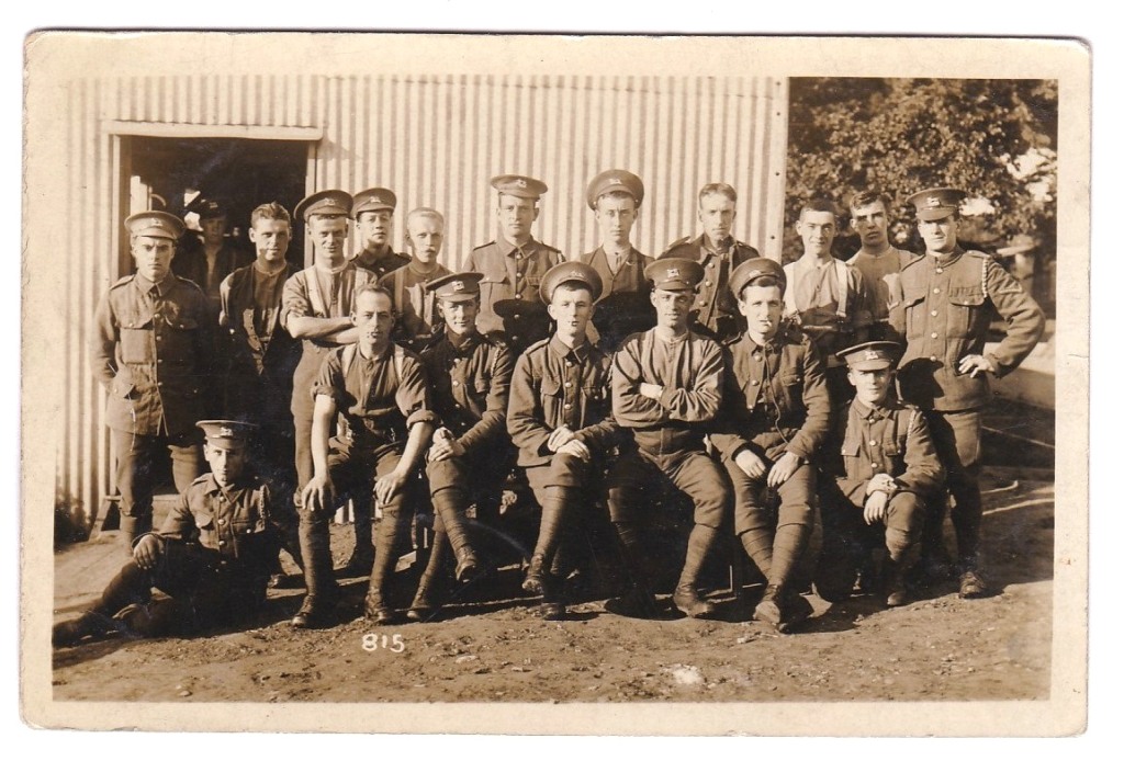 King's Own Regiment WWI group Photo - good card