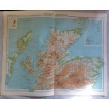 Scotland Northern Section Plate 22 The Times Survey Atlas of the World prepared by Edinburgh