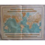 World Bathy Orographical Plate 2 The Times Survey Atlas of the World prepared by Edinburgh