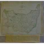 Suffolk 1787-A map of Suffolk by John Cary, from the 'New and Correct Atlas' (26cmx22cm) very fine.