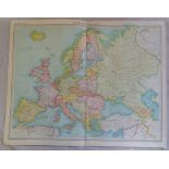 Europe Political Plate 10 The Times Survey Atlas of the World prepared by Edinburgh Geographical