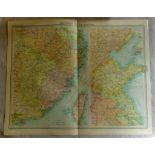 Eastern China Political Plate 64 The Times Survey Atlas of the World prepared by Edinburgh