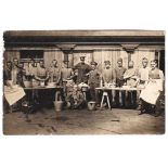 Army Catering or Regimental Catering Team WWI/ Kitchen - Fine RP card full of character