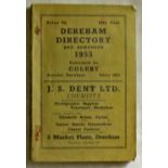 Dereham Directory and Almanac 1955-J.S.Dent Limited, Chemists-interesting and in good condition