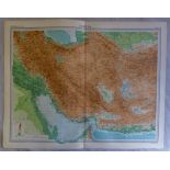 Persia Plate 53 The Times Survey Atlas of the World prepared by Edinburgh Geographical Institute