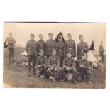 King's Own Scottish Borderers 1909 4th Bn - Section RP at Camp Caigton, Castle Douglas used 1909