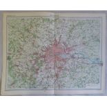 Environs of London Plate 25 The Times Survey Atlas of the World prepared by Edinburgh Geographical