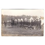 O.T.C. Camp Farnborough - Lord Kitchener's Inspection - Shrewsbury - Scarce RP - Gale & Polden
