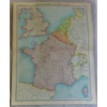 France Holland and Belgium Political Plate 32 The Times Survey Atlas of the World prepared by