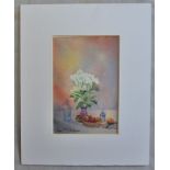 Mc Callum Pam-'Still Life'-Water colour signed & Mounted