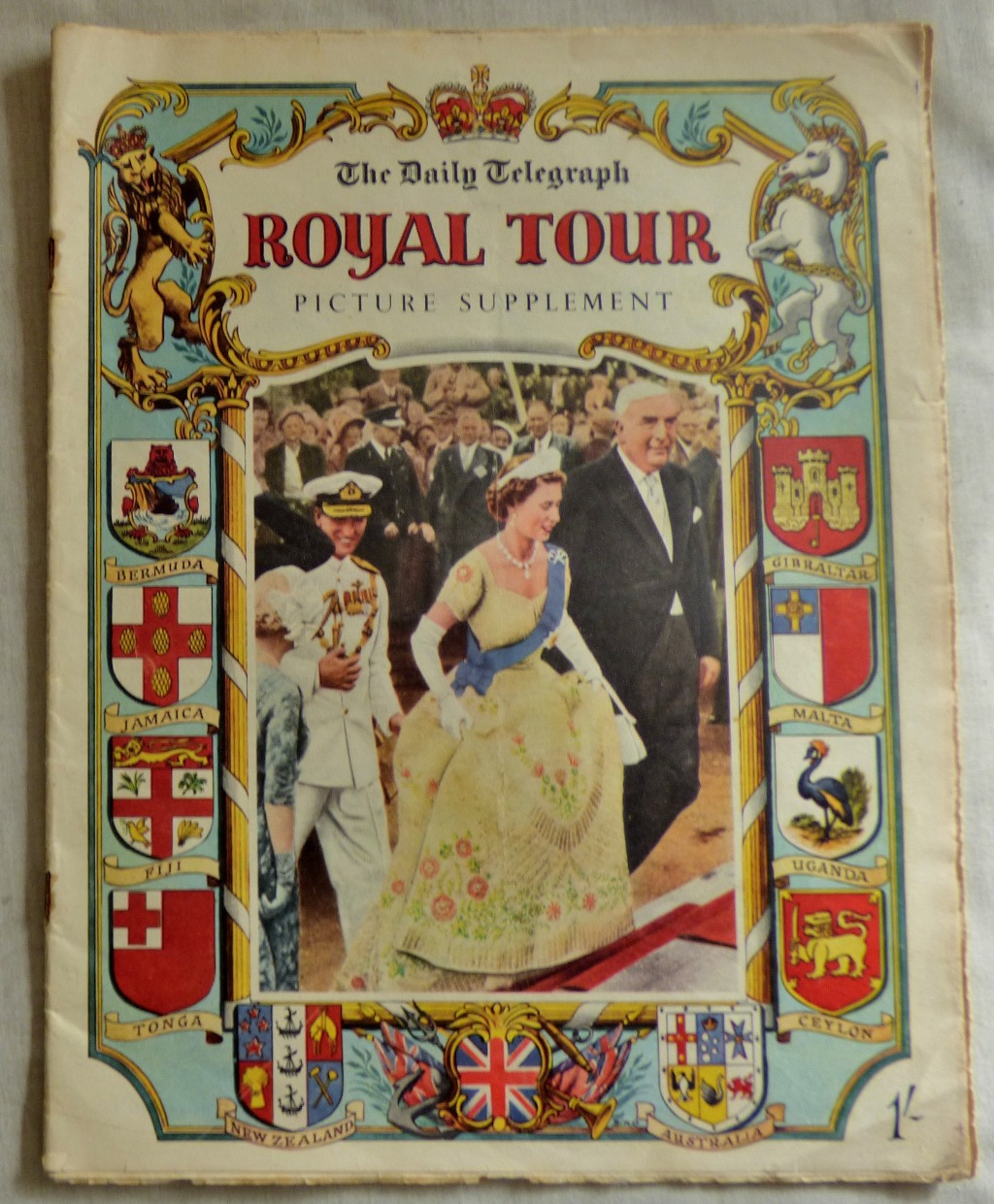The Daily Telegraph - Royal Tour picture supplement-early 50's. In good condition
