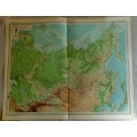 Siberia Plate 67 The Times Survey Atlas of the World prepared by Edinburgh Geographical Institute