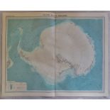 South Polar Regions Plate 9 The Times Survey Atlas of the World prepared by Edinburgh Geographical