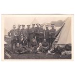 Royal Army Medical Corps WWI Unit at camp RP. Photo Burnett, Middlesbrough