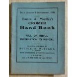 Cromer Hand Book-Full of useful information to visitors- Published by Rounce & Wortley-July, August,