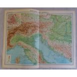 Northern Italy Austria &c Plate 36 The Times Survey Atlas of the World prepared by Edinburgh