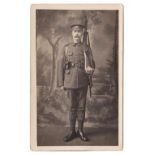 The King's Colonials Fine RP of a Sergeant, Rifle at shoulder, m/s Dad 1918. Superb