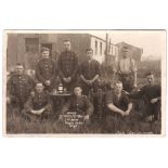 Royal Irish Regiment (2nd Batt) WWI, RP Officers Mess Staff very fine card