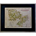 Antique Map-Denbighshire drawn & engraved by J Archer -Pentonville London