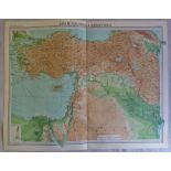 Asia Minor Syria and Mesopotamia Plate 51 The Times Survey Atlas of the World prepared by