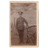 Border Regiment WWI RP L/Cpl J. Hill to Miss Proudfoot, Photo Woolf Southend-on-Sea