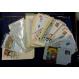 Great Britain - 1975 to 1976 FDCs etc (32 covers) in total, mixed addresses.