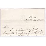 Egypt - 1881 Cairo Gov-Gen to J.R.Gibson. Letter of Appointment Gibson's Service in Egypt.
