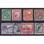 New Zealand 1935-1936 definitive's S.G. 556-557 used, S.G. 559-561 used, S.G. 563-564 used, S.G. 567