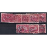 U.S.A 1913 Parcel Post to 25 Cents S.G. P423-P428 used, S.G. P430-P431 used. Cat £50+