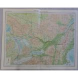 Ontario and Quebec Plate 86 The Times Survey Atlas of the World prepared by Edinburgh Geographical