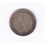 Germany 1875J 50 Pfennig, KM 6, UNC with lustre