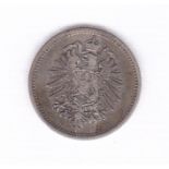 Germany 1876E, 50 Pfennig, GVF, KM 6