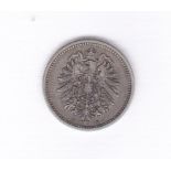 Germany 1876B, 50 Pfennig, KM 6, GVF